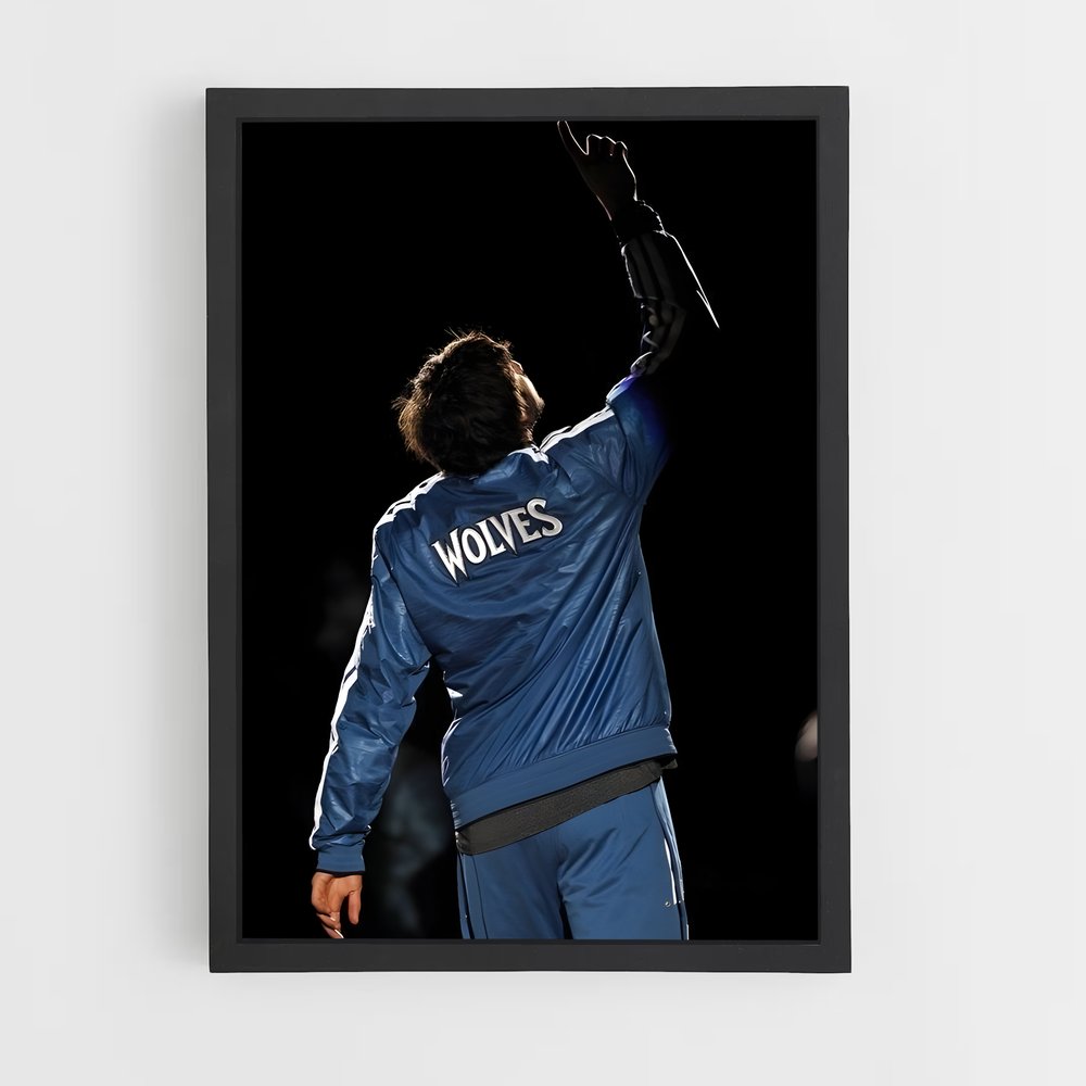 Poster Ricky rubio – affiche Basketball (vue 2)